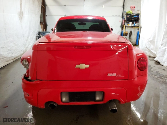 2006 Chevrolet SSR LS with VIN 1GCES14H76B121773, listed as a Copart auction lot 85507654 with NaN miles and Salvage Title. Bid and sale history available at carsss.com. Image 6.