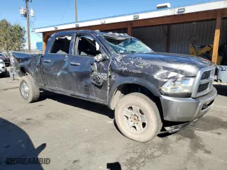 2018 Ram 2500 Tradesman with VIN 3C6UR5CL8JG368778, listed as a Copart auction lot 46497525 with 167,554 mi miles and Salvage Title. Bid and sale history available at carsss.com. Image 4.