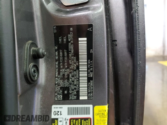 2015 Toyota Sienna XLE with VIN 5TDYK3DC1FS688969, listed as a Copart auction lot 50197175 with 90,376 mi miles and Salvage Title. Bid and sale history available at carsss.com. Image 14.