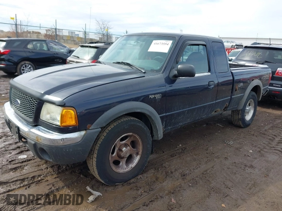 2001 Ford Ranger XL Fleet z VIN 1FTZR15E11PB68777, wystawiony jako IAAI lot #41673554 z przebiegiem 185 621 mil mil oraz . Historia ofert i sprzedaży dostępna na DreamBid. Obrazek 2.