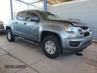 2020 Chevrolet Colorado 4WD Work Truck with VIN 1GCGTBEN6L1117067, listed as a Copart auction lot 54543595 with 75,372 mi miles and Salvage Title. Bid and sale history available at carsss.com. Image 4.