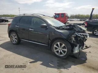 2013 Nissan Murano SV with VIN JN8AZ1MW7DW310040, listed as a Copart auction lot 53898505 with 185,853 mi miles and Salvage Title. Bid and sale history available at DreamBid. Image 4.