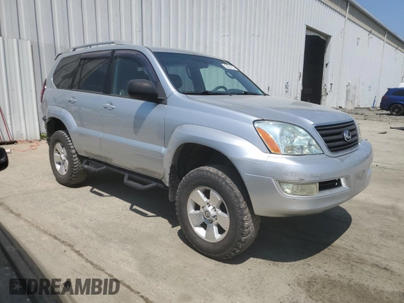2006 Lexus GX with VIN JTJBT20X760104404, listed as a Copart auction lot 53731715 with 156,604 mi miles and Salvage Title. Bid and sale history available at carsss.com. Image 4.