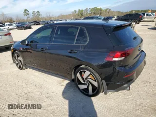 2022 Volkswagen Golf GTI SE with VIN WVWN87CD4NW153426, listed as a Copart auction lot 42618845 with 18,243 mi miles and Non Repairable. Bid and sale history available at carsss.com. Image 2.