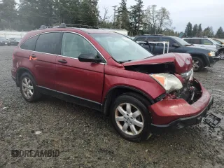 2009 Honda CR-V EX with VIN 5J6RE48539L042412, listed as a Copart auction lot 52133345 with 135,532 mi miles and Salvage Title. Bid and sale history available at carsss.com. Image 4.
