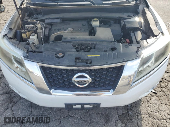 2014 Nissan Pathfinder S z VIN 5N1AR2MN4EC690798, wystawiony jako Copart lot #56239325 z przebiegiem 188 131 mil mil oraz Szkoda całkowita • Salvage title. Historia ofert i sprzedaży dostępna na DreamBid. Obrazek 12.