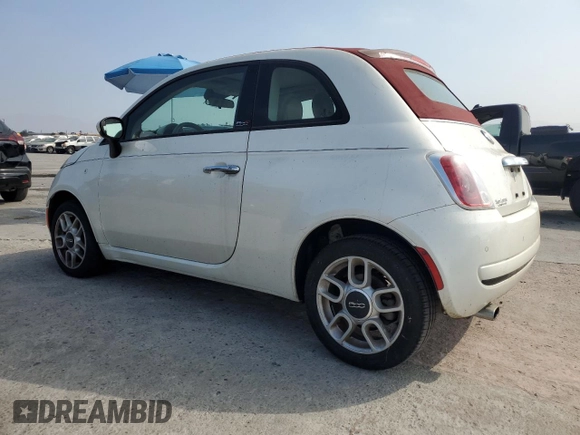 2015 FIAT 500 Pop with VIN 3C3CFFDR2FT562005, listed as a Copart auction lot 64523215 with 59,559 mi miles and Clean title. Bid and sale history available at DreamBid. Image 2.