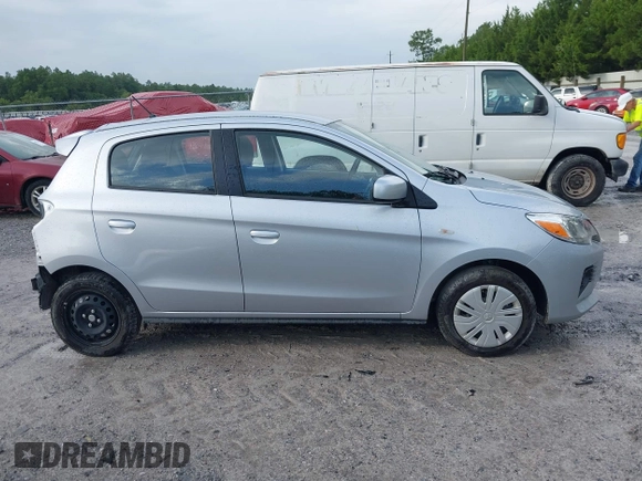 2024 Mitsubishi Mirage ES with VIN ML32AUHJ0RH016520, listed as a IAAI auction lot 42609025 with 16,419 mi miles and . Bid and sale history available at DreamBid. Image 14.