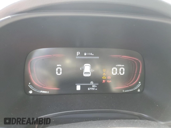 2023 Kia Soul LX with VIN KNDJ23AU8P7869870, listed as a Copart auction lot 54683325 with 67,791 mi miles and Salvage Title. Bid and sale history available at DreamBid. Image 9.
