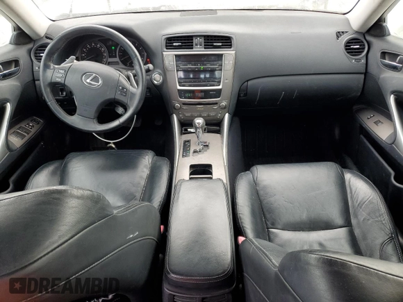 2010 Lexus IS 250 with VIN JTHBF5C2XA5120828, listed as a Copart auction lot 53344015 with 209,300 mi miles and Salvage Title. Bid and sale history available at carsss.com. Image 8.