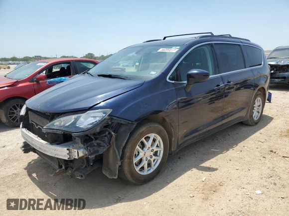2020 Chrysler Voyager LXi z VIN 2C4RC1DGXLR164104, wystawiony jako Copart lot #56399815 z przebiegiem 123 169 mil mil oraz Szkoda całkowita • Salvage title. Historia ofert i sprzedaży dostępna na DreamBid. Obrazek 1.