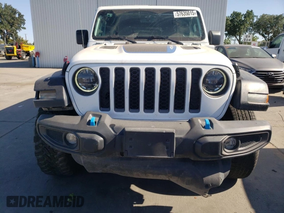 2023 Jeep Wrangler Rubicon 20th Anniversary with VIN 1C4JJXR63PW538877, listed as a Copart auction lot 57635015 with 25,924 mi miles and Salvage title. Bid and sale history available at DreamBid. Image 5.