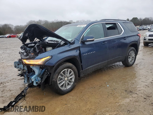 2022 Chevrolet Traverse LT Cloth with VIN 1GNERGKW6NJ181331, listed as a Copart auction lot 44864915 with 51,600 mi miles and Salvage title. Bid and sale history available at DreamBid. Image 1.