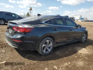 2019 Honda Insight EX with VIN 19XZE4F59KE018221, listed as a Copart auction lot 50454905 with Not Provided miles and Salvage Title. Bid and sale history available at DreamBid. Image 3.