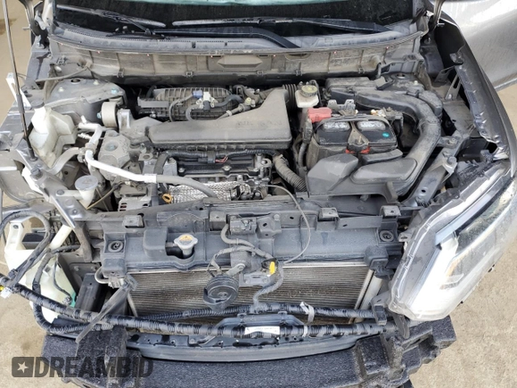 2017 Nissan Rogue SV with VIN KNMAT2MT8HP542591, listed as a Copart auction lot 45990045 with 129,979 mi miles and Salvage Title. Bid and sale history available at carsss.com. Image 12.