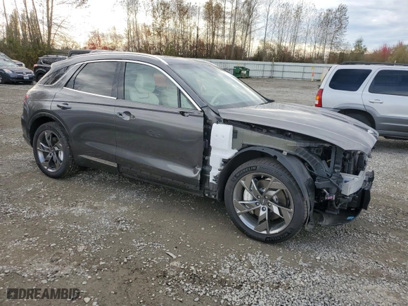 2024 Genesis Electrified GV70 Advanced with VIN 5NMMCET17RH002769, listed as a Copart auction lot 77383524 with 7,137 mi miles and Salvage Title. Bid and sale history available at carsss.com. Image 4.
