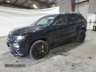 2018 Jeep Grand Cherokee Trackhawk with VIN 1C4RJFN90JC459012, listed as a Copart auction lot 51015935 with 9,096 mi miles and Salvage title. Bid and sale history available at DreamBid. Image 1.