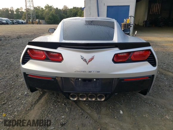 2016 Chevrolet Corvette Z51 1LT with VIN 1G1YH2D73G5123716, listed as a Copart auction lot 67186674 with 0 mi miles and Salvage Title. Bid and sale history available at carsss.com. Image 6.