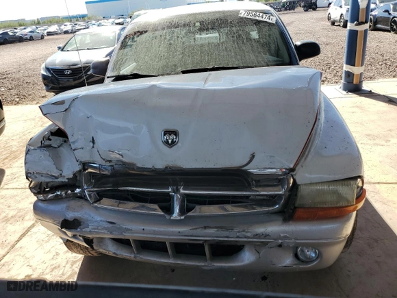 2004 Dodge Dakota SLT with VIN 1D7GL42K14S527380, listed as a Copart auction lot 79564474 with 150,389 mi miles and Salvage Title. Bid and sale history available at carsss.com. Image 5.