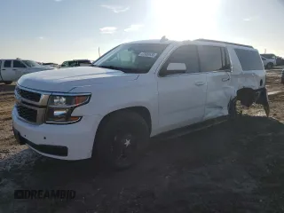 2018 Chevrolet Suburban LS with VIN 1GNSCGKC0JR272245, listed as a Copart auction lot 47000635 with 136,353 mi miles and Salvage Title. Bid and sale history available at carsss.com. Image 1.