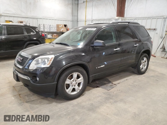 2008 GMC Acadia SLE1 with VIN 1GKEV13718J221140, listed as a Copart auction lot 82445424 with 107,020 mi miles and Clean Title. Bid and sale history available at carsss.com. Image 1.