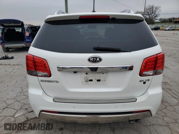 2012 Kia Sorento SX with VIN 5XYKWDA28CG237882, listed as a Copart auction lot 50886055 with 180,273 mi miles and Salvage Title. Bid and sale history available at carsss.com. Image 6.