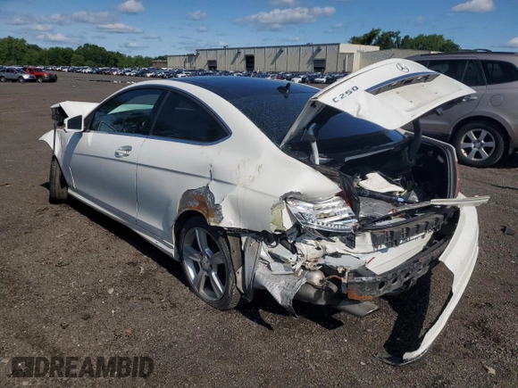 2015 Mercedes-Benz C 250 with VIN WDDGJ4HB0FG389236, listed as a Copart auction lot 58976105 with 93,291 mi miles and Salvage title. Bid and sale history available at DreamBid. Image 2.