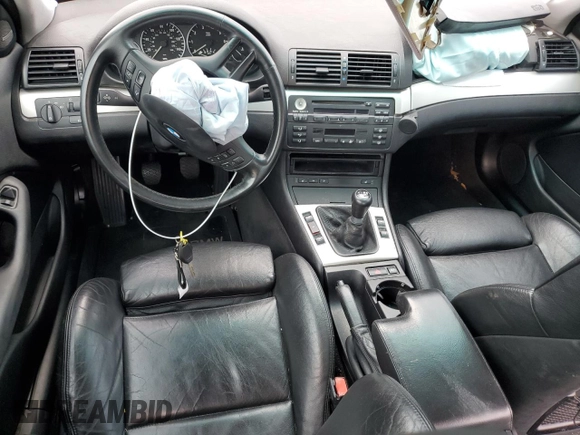 2002 BMW 3 Series 330i with VIN WBAEV53472KM01780, listed as a Copart auction lot 80667794 with 0 mi miles and Salvage Title. Bid and sale history available at carsss.com. Image 8.
