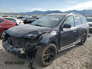 2015 Nissan Pathfinder SV z VIN 5N1AR2MM2FC664368, wystawiony jako Copart lot #59868675 z przebiegiem 197 522 mil mil oraz Szkoda całkowita • Salvage title. Historia ofert i sprzedaży dostępna na DreamBid. Obrazek 1.