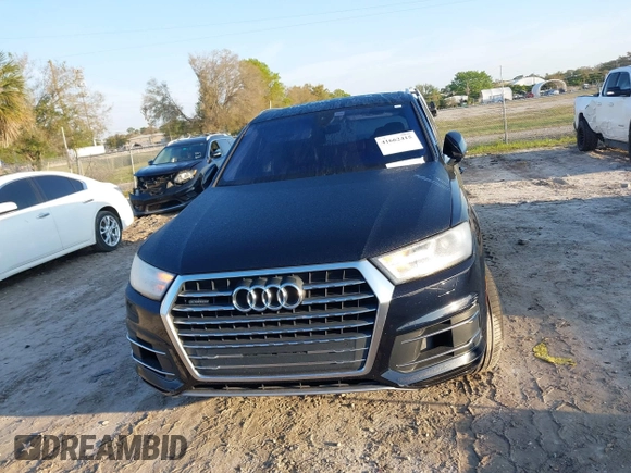 2017 Audi Q7 Premium with VIN WA1AAAF79HD026316, listed as a IAAI auction lot 41662415 with 84,436 mi miles and . Bid and sale history available at DreamBid. Image 11.
