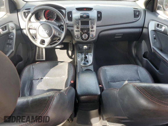 2010 Kia Forte SX with VIN KNAFW4A39A5306513, listed as a Copart auction lot 49200315 with 190,275 mi miles and Salvage Title. Bid and sale history available at carsss.com. Image 8.
