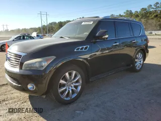 2014 Infiniti QX80 with VIN JN8AZ2NC3E9351792, listed as a Copart auction lot 49339585 with 145,967 mi miles and Salvage Title. Bid and sale history available at carsss.com. Image 1.
