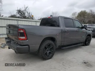 2022 Ram 1500 Big Horn with VIN 1C6SRFFM7NN298608, listed as a Copart auction lot 47785455 with 63,945 mi miles and Salvage Title. Bid and sale history available at carsss.com. Image 3.