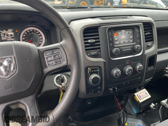 2023 Ram 1500 Tradesman with VIN 1C6RR7FT4PS588854, listed as a Copart auction lot 64556685 with 24,403 mi miles and Salvage title. Bid and sale history available at DreamBid. Image 9.