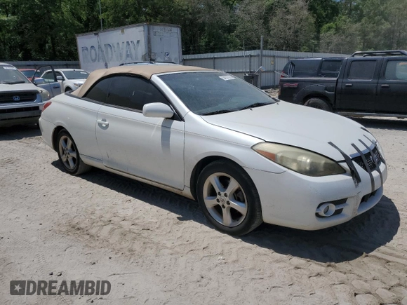 2007 Toyota Camry Solara SE with VIN 4T1FA38P17U125744, listed as a Copart auction lot 54837625 with 145,597 mi miles and Clean Title. Bid and sale history available at carsss.com. Image 4.