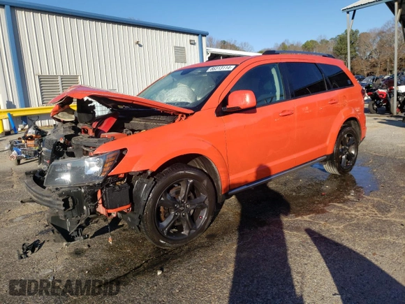 2018 Dodge Journey Crossroad with VIN 3C4PDDGG1JT370942, listed as a Copart auction lot 86313114 with 161,514 mi miles and Salvage Title. Bid and sale history available at DreamBid. Image 1.