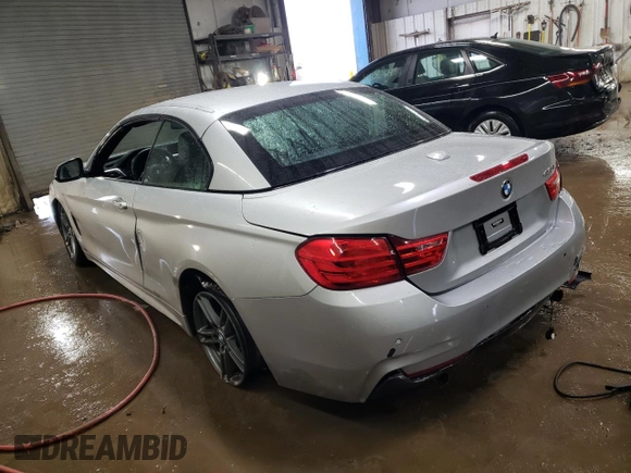 2014 BMW 4 Series 435i with VIN WBA3T3C59EP737190, listed as a Copart auction lot 47636685 with 96,729 mi miles and Salvage title. Bid and sale history available at DreamBid. Image 2.
