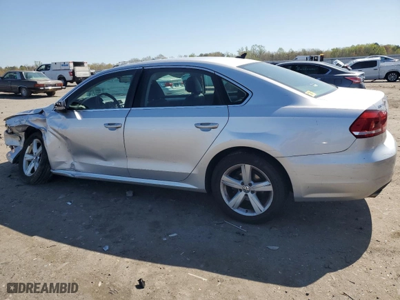 2012 Volkswagen Passat SE w/Sunroof with VIN 1VWBH7A34CC031724, listed as a Copart auction lot 52285705 with 85,593 mi miles and Clean Title. Bid and sale history available at carsss.com. Image 2.