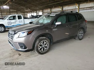 2023 Subaru Forester Premium with VIN JF2SKADC1PH438441, listed as a Copart auction lot 56171225 with 24,923 mi miles and Salvage title. Bid and sale history available at DreamBid. Image 1.