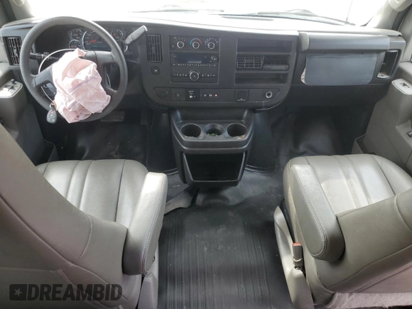 2018 Chevrolet Express Passenger LS with VIN 1GAWGEFG0J1212151, listed as a Copart auction lot 57289585 with 138,956 mi miles and Salvage title. Bid and sale history available at DreamBid. Image 8.