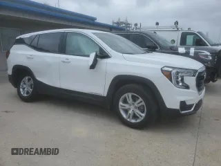 2023 GMC Terrain SLE with VIN 3GKALMEG5PL267001, listed as a Copart auction lot 50059575 with 10,945 mi miles and Salvage Title. Bid and sale history available at carsss.com. Image 4.