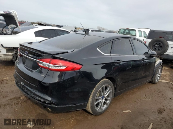 2017 Ford Fusion SE with VIN 3FA6P0H76HR236466, listed as a Copart auction lot 49386945 with 184,944 mi miles and Salvage Title. Bid and sale history available at DreamBid. Image 3.