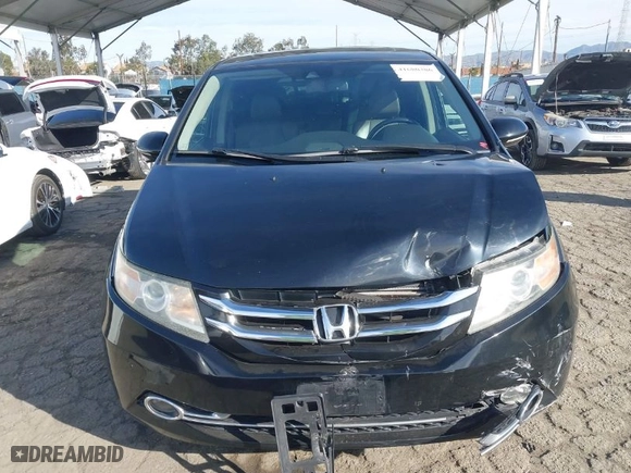 2014 Honda Odyssey Touring with VIN 5FNRL5H92EB078352, listed as a IAAI auction lot 41680386 with NaN miles. Bid and sale history available at carsss.com. Image 12.