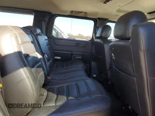 2005 Hummer H2 SUV with VIN 5GRGN23U05H123413, listed as a Copart auction lot 80145634 with 0 mi miles and Salvage Title. Bid and sale history available at carsss.com. Image 10.