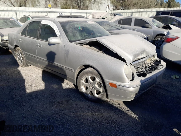 2002 Mercedes-Benz E-Class with VIN WDBJF65J12B472205, listed as a Copart auction lot 82494454 with 0 mi miles and Non Repairable. Bid and sale history available at carsss.com. Image 4.