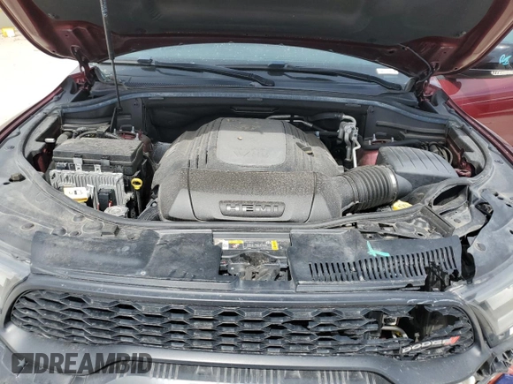 2022 Dodge Durango Orange Sport with VIN 1C4SDHCT1NC102379, listed as a Copart auction lot 48990455 with 53,893 mi miles and Salvage title. Bid and sale history available at DreamBid. Image 12.