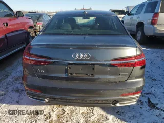 2021 Audi A6 Premium Plus with VIN WAUL2AF2XMN057916, listed as a Copart auction lot 85574784 with 14,542 mi miles and Salvage Title. Bid and sale history available at carsss.com. Image 6.
