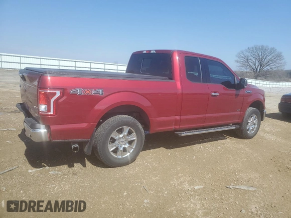 2016 Ford F-150 XLT with VIN 1FTEX1EP5GKD72106, listed as a Copart auction lot 50805365 with 121,738 mi miles and Non Repairable. Bid and sale history available at carsss.com. Image 3.