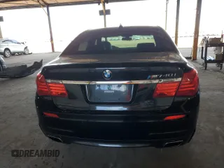 2011 BMW 7 Series 740i with VIN WBAKA4C50BC613240, listed as a Copart auction lot 43838615 with 70,509 mi miles and Salvage Title. Bid and sale history available at carsss.com. Image 6.