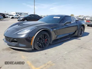 2019 Chevrolet Corvette Z06 2LZ with VIN 1G1YS2D65K5602382, listed as a Copart auction lot 77481004 with 52,784 mi miles and Salvage Title. Bid and sale history available at carsss.com. Image 1.